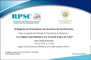 invitación30 DE MARZO