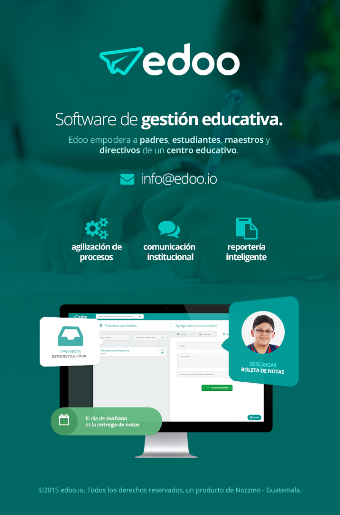 Plataforma de gestion educativa #Guatemala via #edoo | Blog de Maria Zaghi